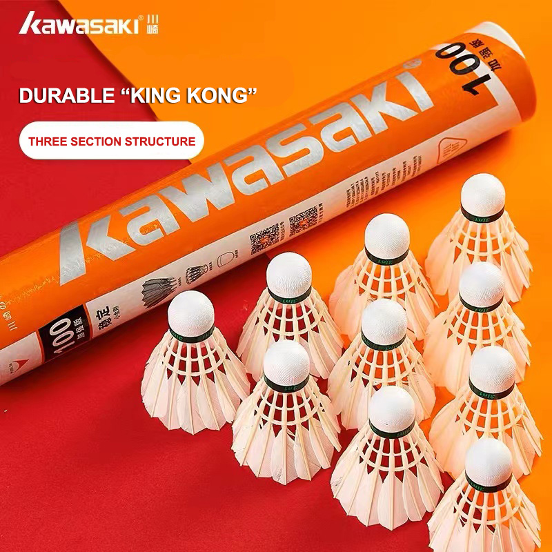 Badminton Victor - Kawasaki King Kong 100/500 Feather Shuttlecock