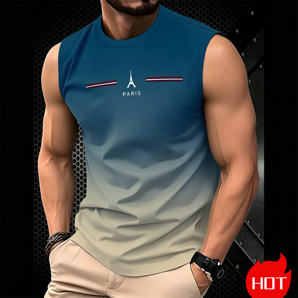 Badminton Victor - Men's sleeveless T-shirt Summer Short Sleeves
