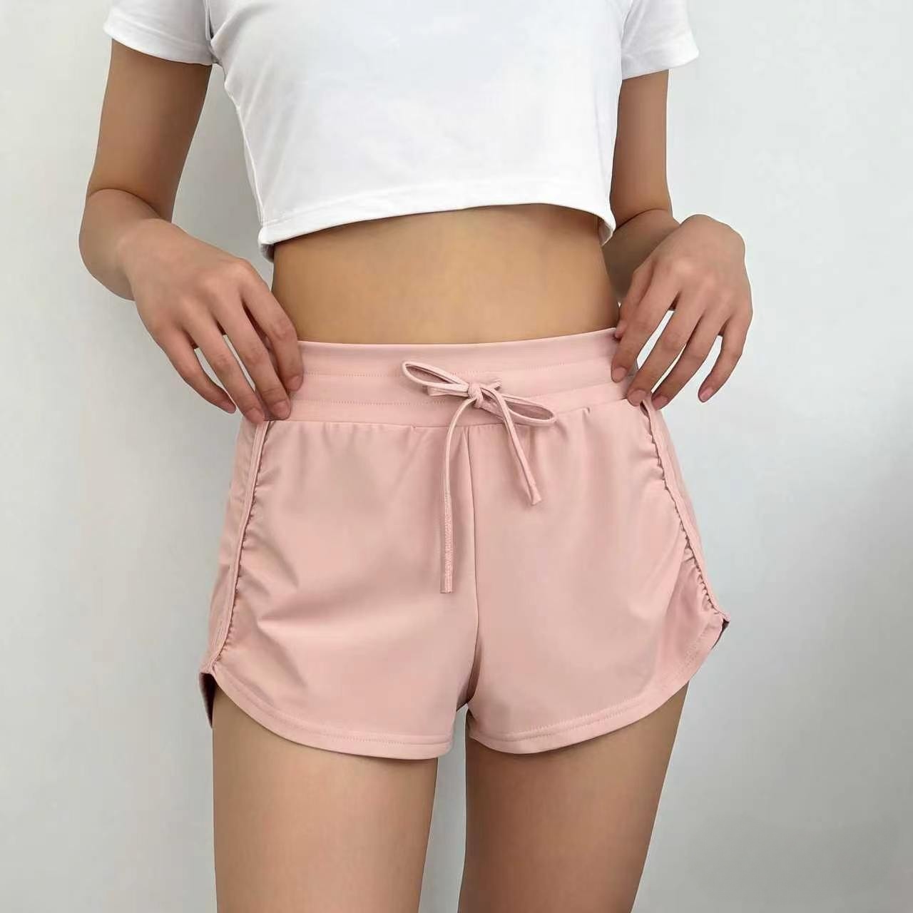Badminton Emoji - Fitness Pants Yoga Two-In-One Shorts Sports