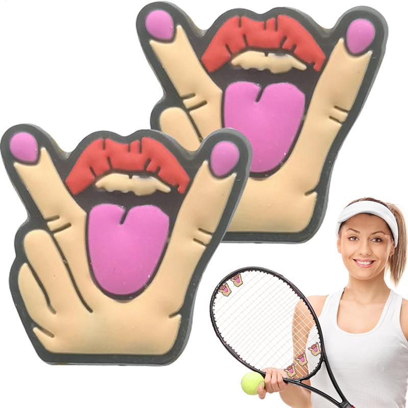 Badminton Anime - 2Pcs Cartoon Tennis Racket Shock Absorber