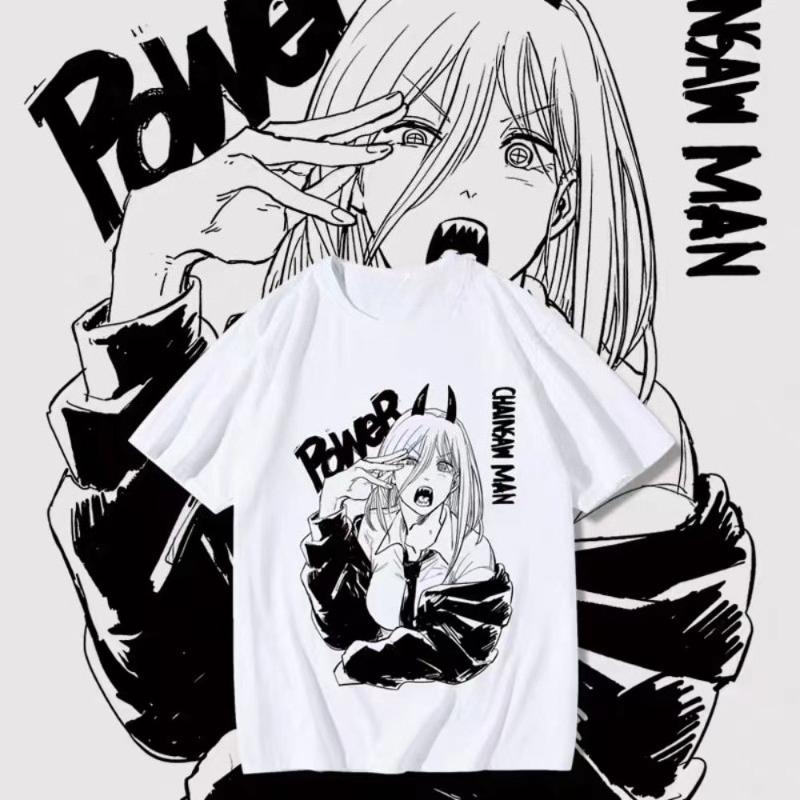 Badminton Junior - Camisetas de animación Chainsaw Man Power