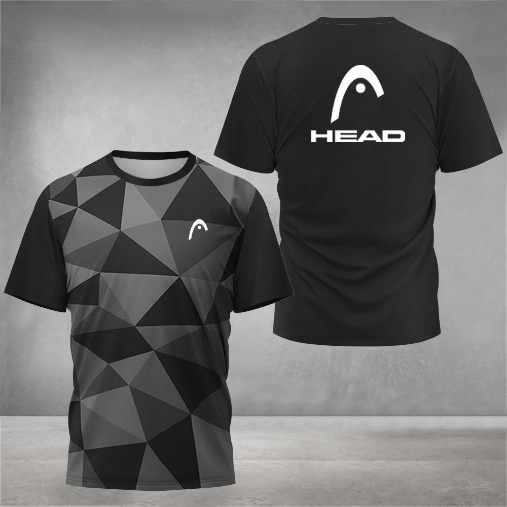 Badminton Emoji - Summer Breathable Mens T Shirt Outdoor