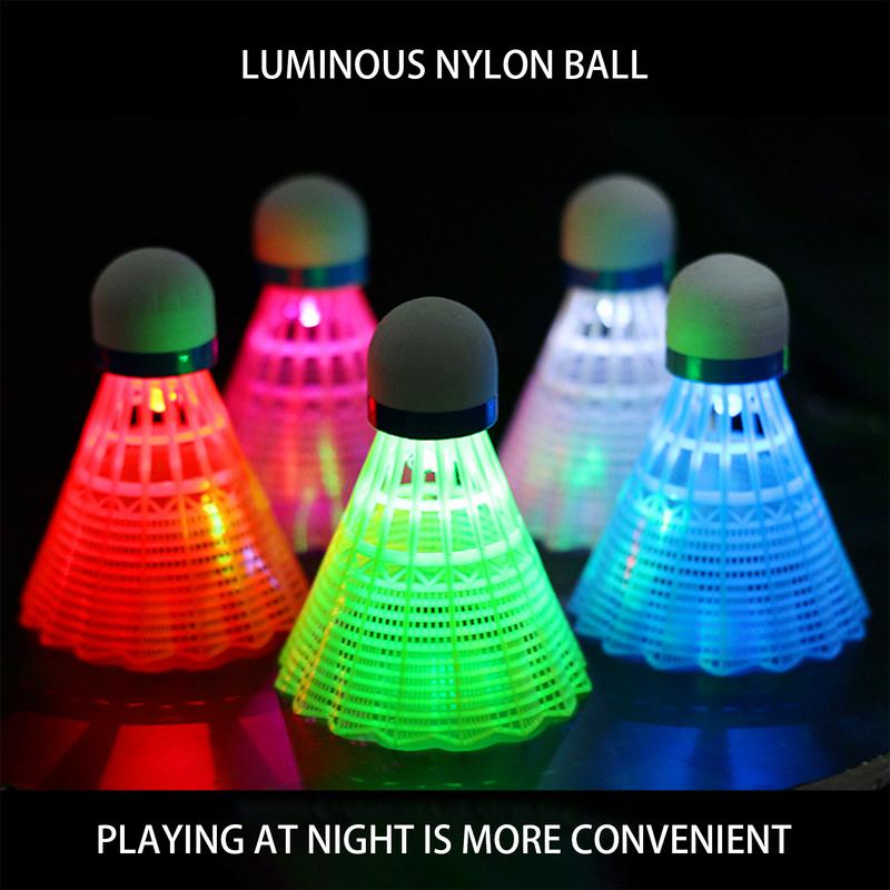 Badminton Center - 3/4pcs Lighting Badminton Dark Night Colorful