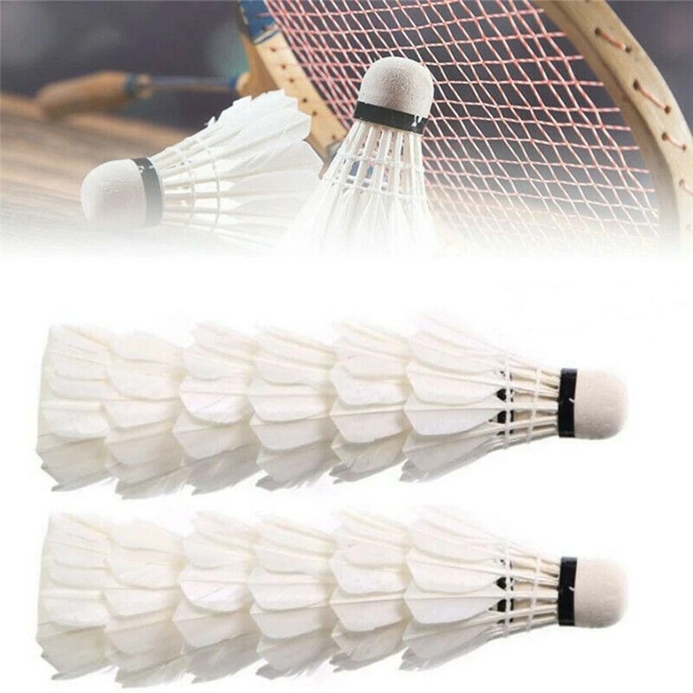 Badminton Victor - New White Goose Feather Badminton Shuttlecock