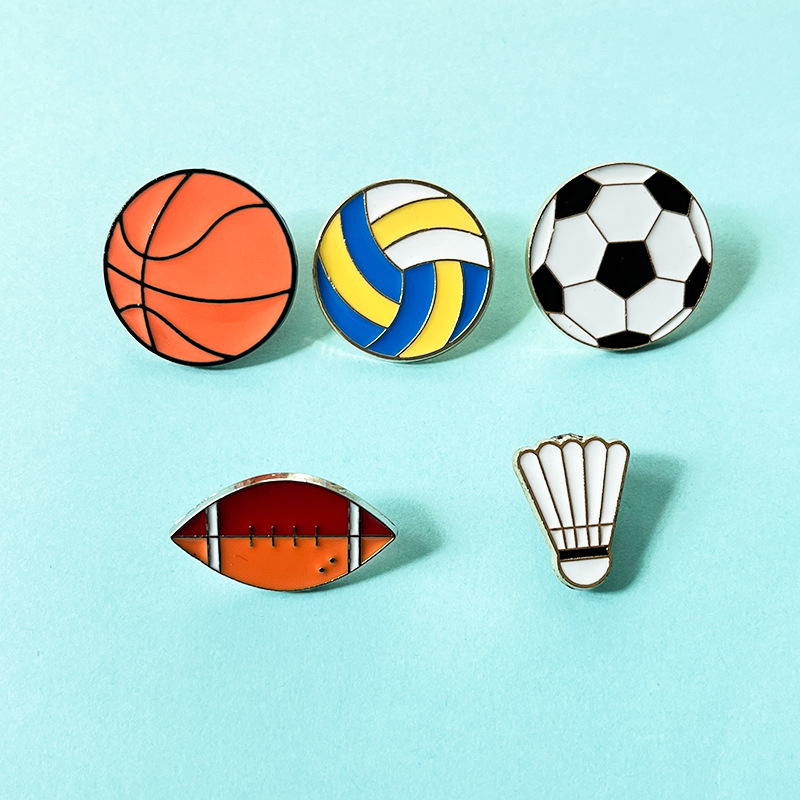 Cartoon Sports Ball Brooches S - Badminton Icon ulasan dan harga