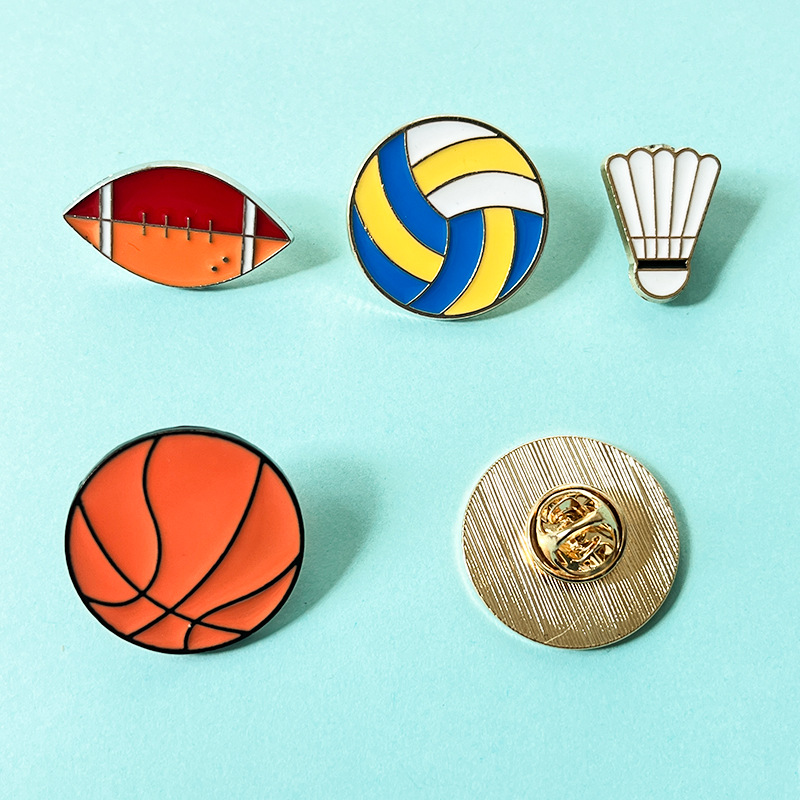 Cartoon Sports Ball Brooches S - Badminton Icon ulasan dan harga