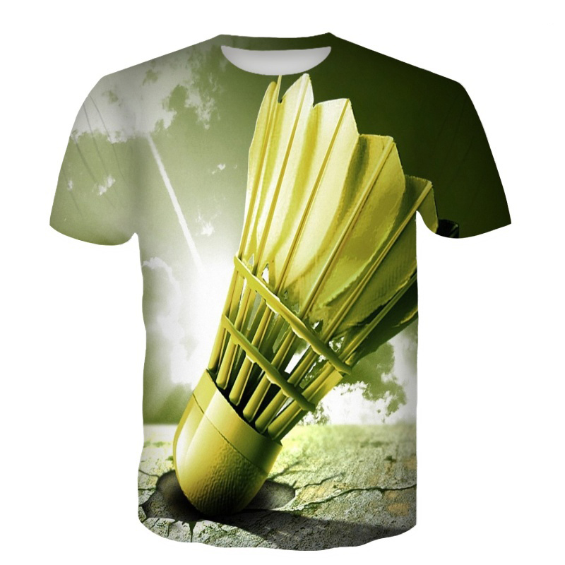 Badminton T-Shirts Shuttlecock - Badminton Emoji ulasan dan harga