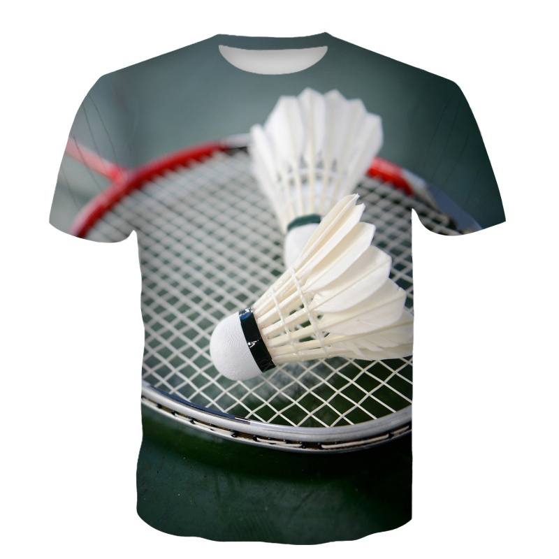 Badminton T-Shirts Shuttlecock - Badminton Emoji ulasan dan harga