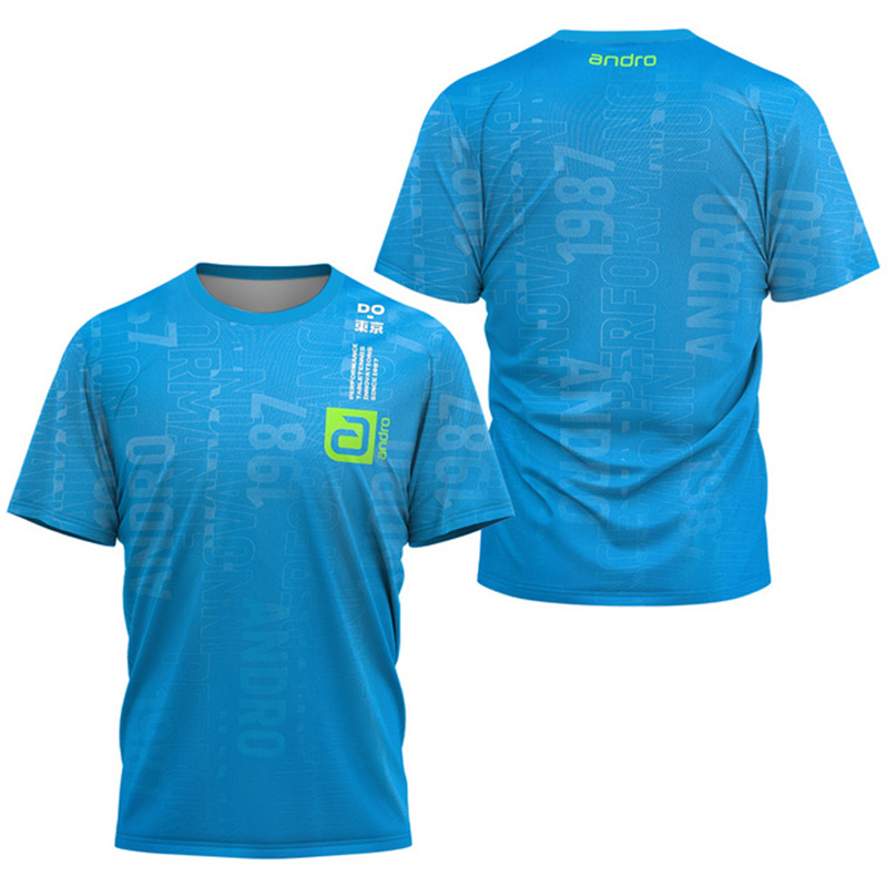 Men Table Tennis T-Shirt Under - Badminton Emoji ulasan dan harga