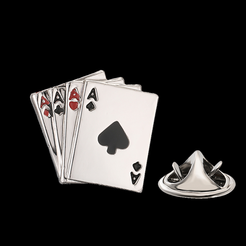Men's brooch sports poker dice - Badminton Icon ulasan dan harga