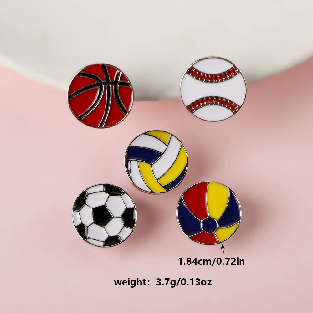 Creative Ball Games Enamel Pin - Badminton Icon ulasan dan harga