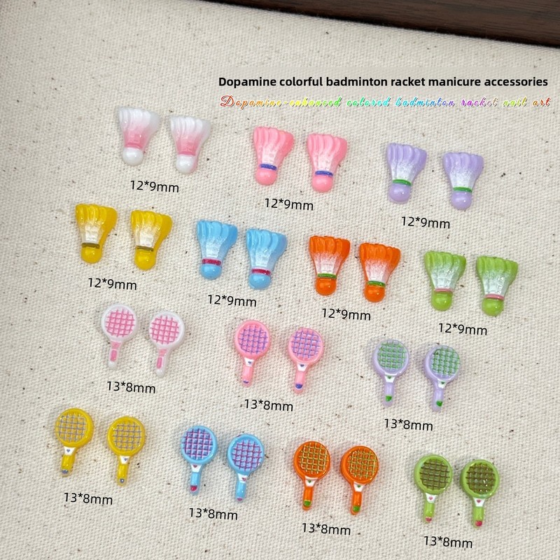 20pcs 3D Mini Cartoon Simulate - Badminton Minion ulasan dan harga