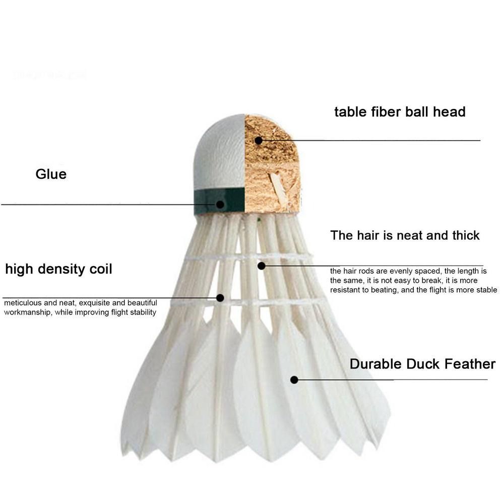 3/6/12Pcs New White Badminton  - Badminton Victor ulasan dan harga