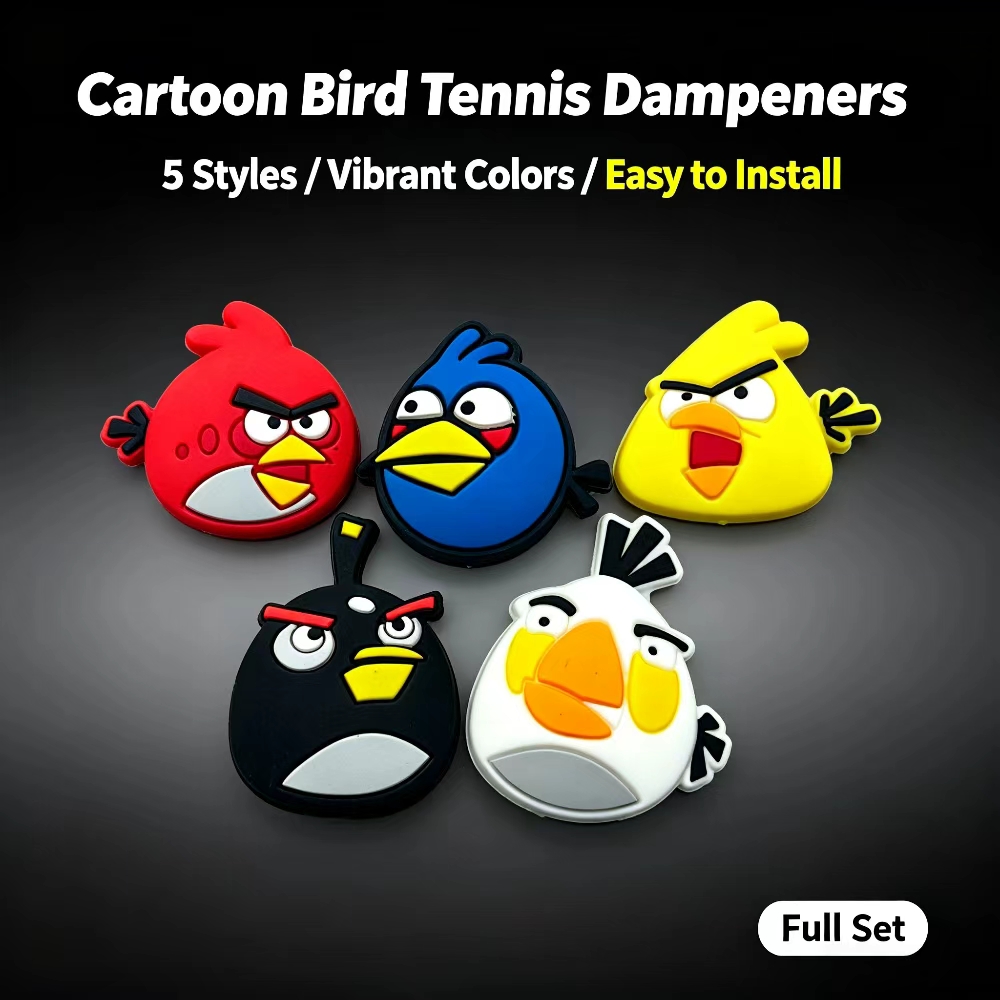 5PCS Cartoon Bird Shape Tennis - Badminton Anime ulasan dan harga
