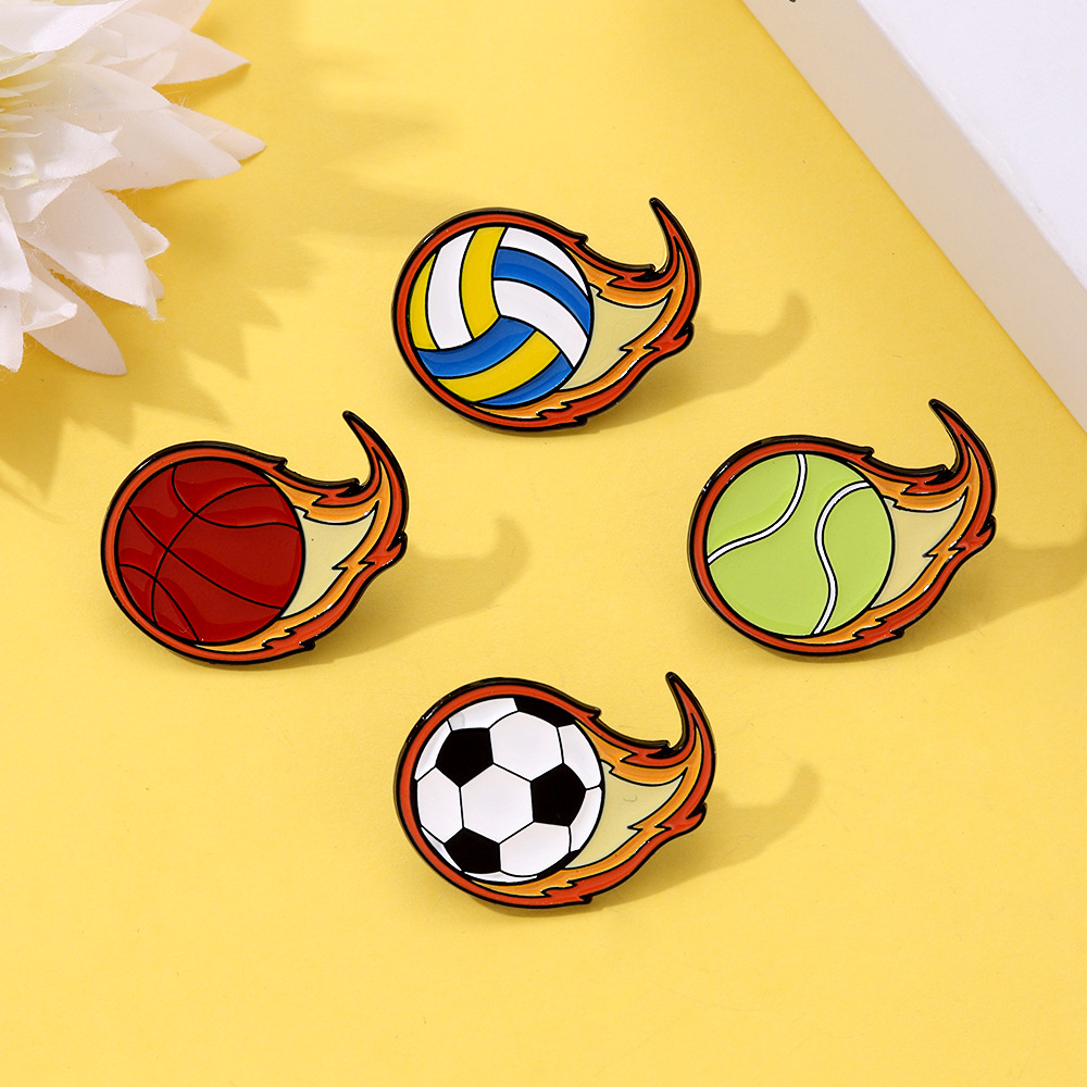 New Cute Hot Fire Football Bas - Badminton Icon ulasan dan harga