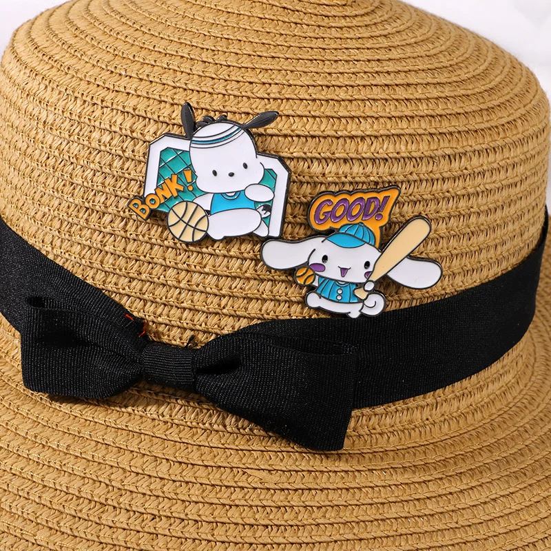 Cartoon Sanrio Metal Badge Stu - Badminton Icon ulasan dan harga